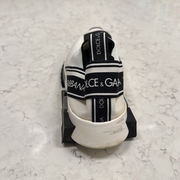 Dolce & Gabbana white knit fabric sorrento slip on - Picture 7 of 13